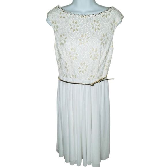 Jessica Howard Dress 6 Wedding Shower Lined Cap Sleeve Romantic Vacation - Picture 1 of 15